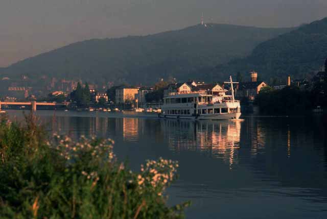 Neckar River cruise boat